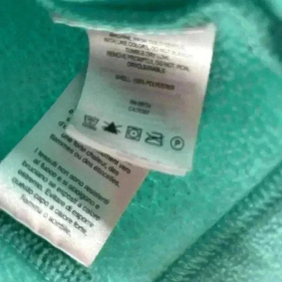 Columbia girls size medium mint green full zip jacket with pockets - Picture 3 of 7